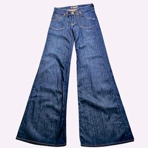 Hudson RARE Vintage Trouser Wide Jeans Made in Los Angeles NWT Size 25
